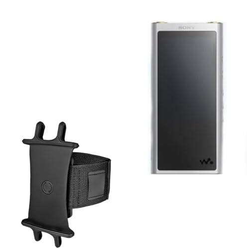 Adjustable Sport Armband for Sony NW-ZX300 Walkman - Jet Black