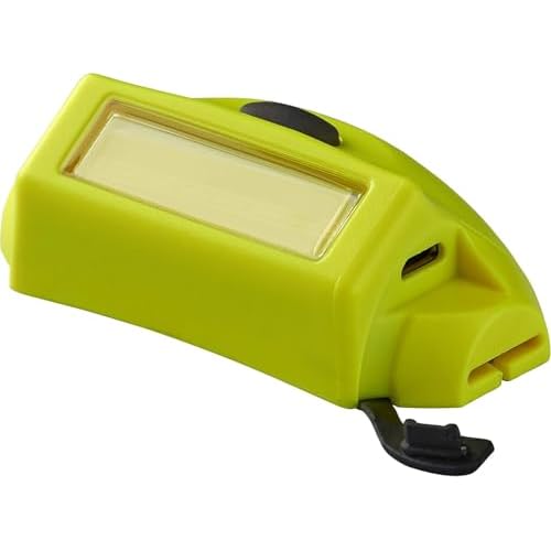 Streamlight 61710 Bandit Pro 180-Lumen USB Rechargeable LED Headlamp with Elastic Head Strap, Visor Clip, and USB Cable, Yellow