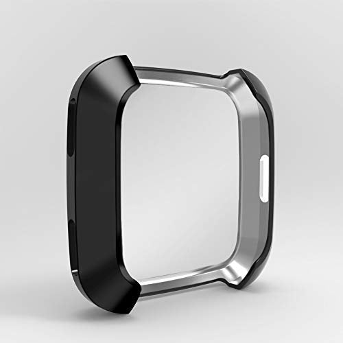 Screen Protector & Case for Fitbit Versa - Clear - 3 Packs