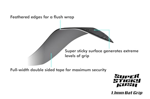 Supacaz Super Sticky Kush Baseball Bat Tape - Splat Oil Slick 1.1mm