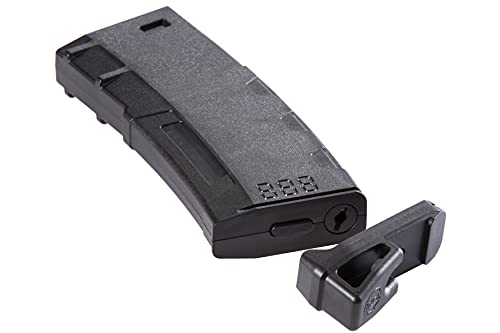 High Speed Mid-Cap Airsoft Magazine - 130 Round, Pack of 5 - Black