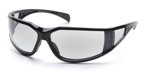 Exeter Safety Glasses - Clear H2x Anti-Fog Lens & Black Frame