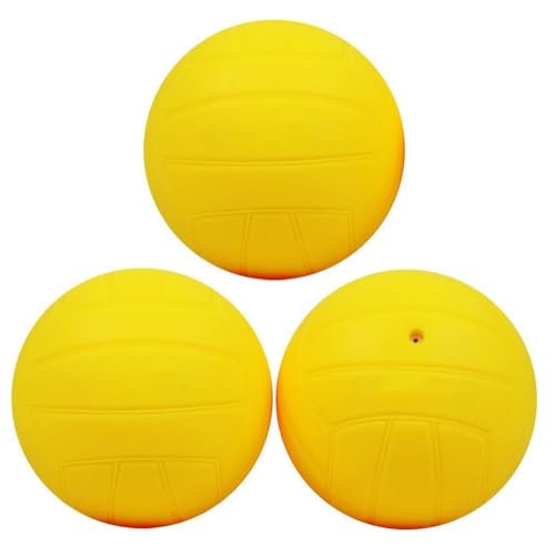 3-Pack Replacement Spike Balls - 3.5 Inch Yellow for Roundnet