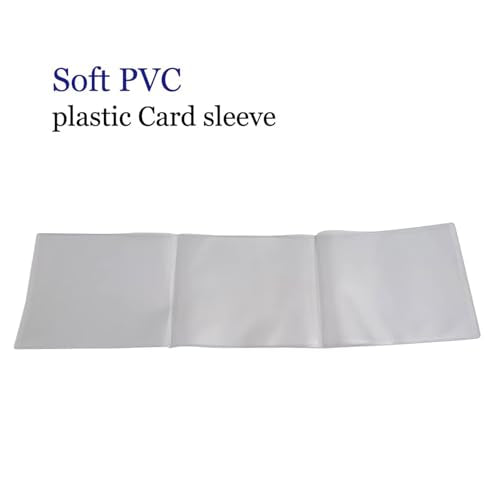 Clear Mahjong Card Holder and Scorecard Protector - Large Size, 2pcs