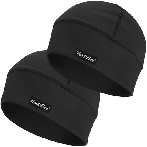 Cooling Skull Cap for Men & Women - One Size, 2 Black