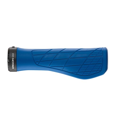 Ergon GA3 Winged Ergonomic MTB Grips – Midsummer Blue, Lock-On