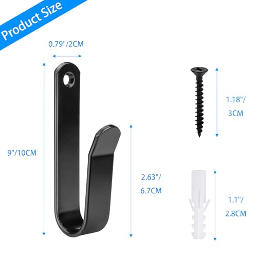Horizontal Snowboard Wall Mount Hanger - 4 Pack Display Rack