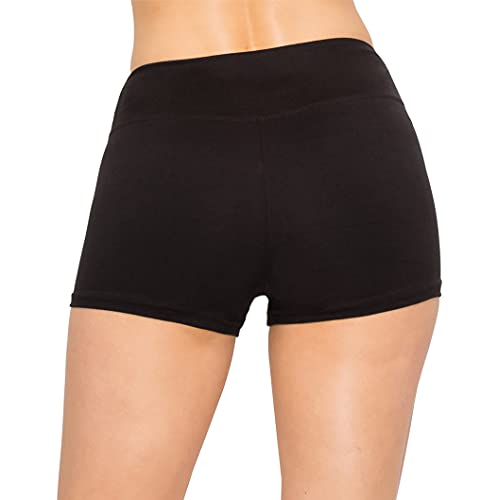 High Waisted Yoga Shorts for Women - Anti-Chafing Biker Shorts