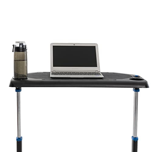 Adjustable Bike Trainer Fitness Desk - Portable Workstation Black