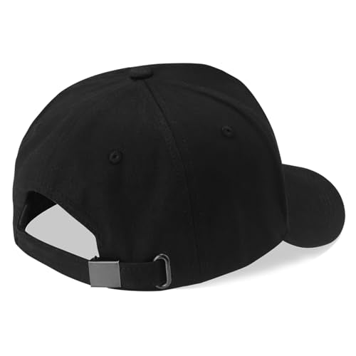 Christian Baseball Cap for Men & Women - Adjustable Black Hat