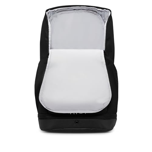 Varsity Elite Backpack - Expandable Side Pocket - Black/Silver