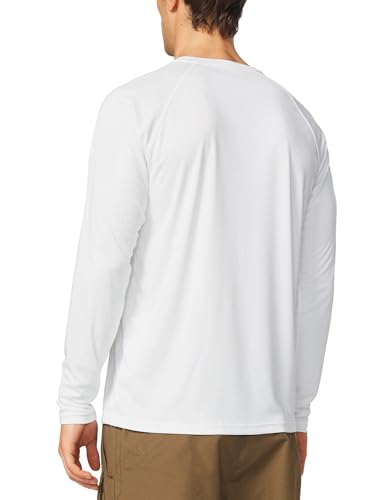 Men's Long Sleeve UV Protection Rash Guard - Quick Dry & Lightweight