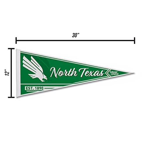 NCAA Classic 12" x 30" Felt Wall Pennant - North Texas Mean Green