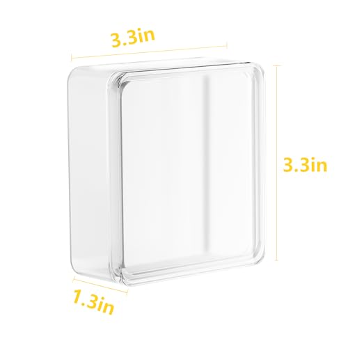 Hockey Puck Display Cases - Clear Acrylic Cube (3 PCS)