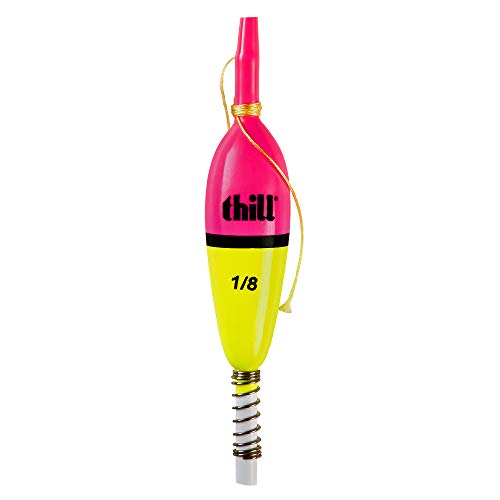 Crappie Cork Float - 1/8 Inch, Red and Yellow