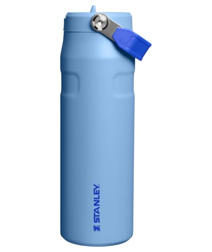 STANLEY IceFlow Flip Straw 2.0 Water Bottle 24 oz Blue Sky - Lightweight Insulated Drinkware