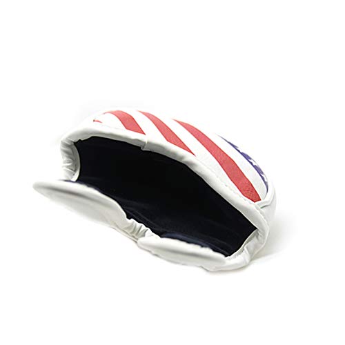 Seacloud Golf Cover USA Flag Star Small Mallet Putter Headcover for Scotty Cameron Taylormade Odyssey Club