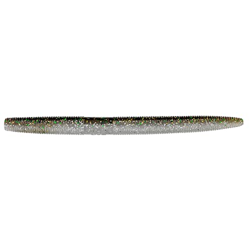 5-Inch Senko Soft Stick Bait - 10-Pack - Bass Fishing Lure - Green Flash