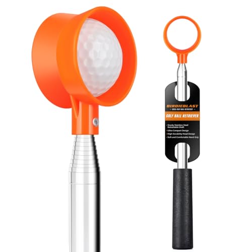Telescopic Golf Ball Retriever - 9Ft Stainless Steel Design