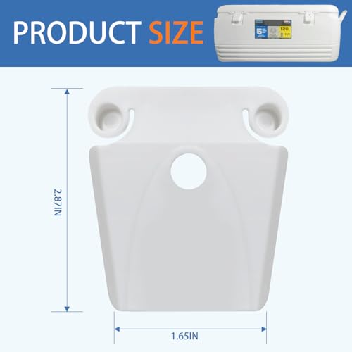 Cooler Latch Replacement for Igloo 50-165 Qt Coolers - White, 2 Pack