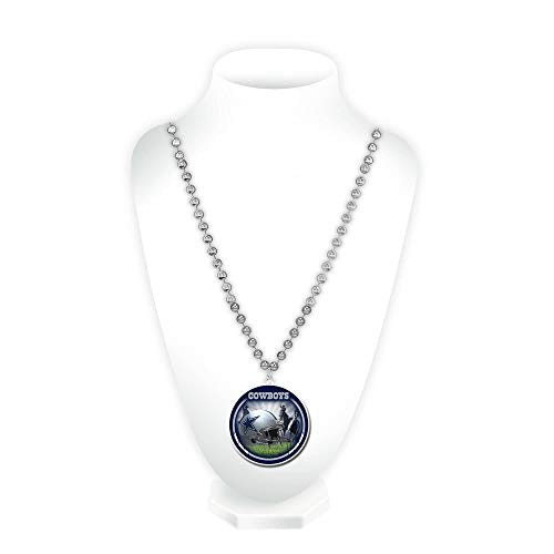 Mardi Gras Style Team Logo Beads - Dallas Cowboys