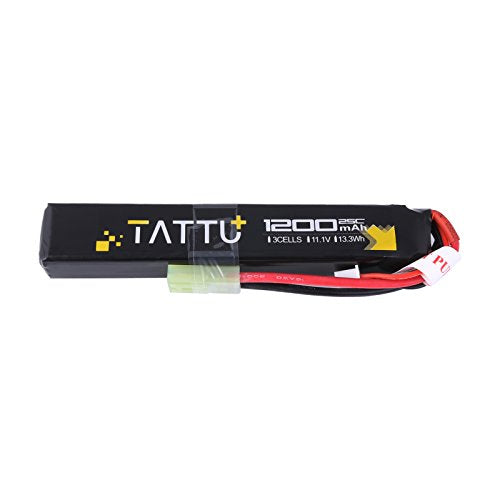 11.1V 1200mAh 25C LiPo Battery Pack for Airsoft Guns