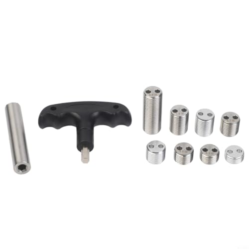 Cue Weight Bolt Kit - 8 Weights with Detachable Tool for Billiards