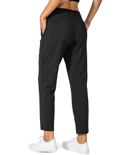 Stretch Ankle Sweatpants with Deep Pockets - Medium / Black