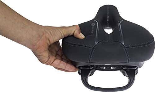Bell Comfort 1025 Bike Seat with Handle - Soft Foam Ergonomic Cycling Saddle (Pack of 1)