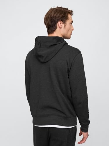 GAP Men's Heritage Logo Full Zip Hoodie Charcoal Grey X-Small