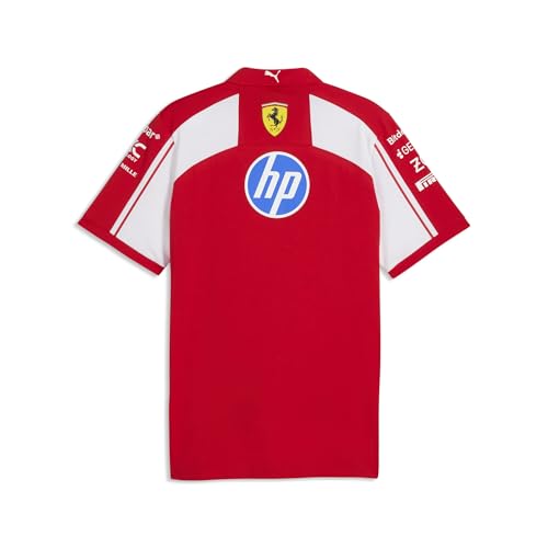 Scuderia Ferrari Men's Team Polo - X-Large | Iconic Shield & Logos
