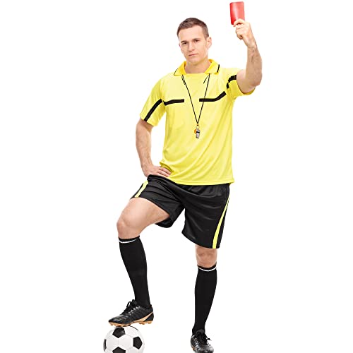 Soccer Referee Card Kit with Whistles and Scorebooks