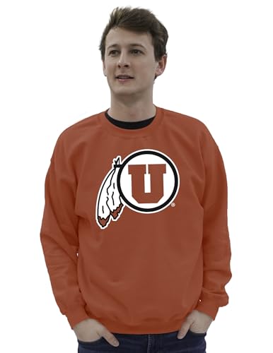 Blue 84 NCAA Utah Utes Team Color Crewneck Sweatshirt - Large