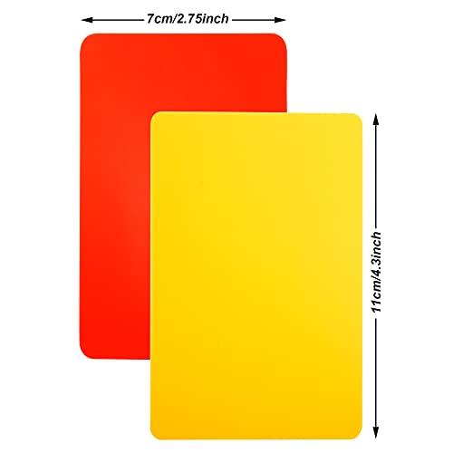 Soccer Referee Card Kit with Whistles and Scorebooks