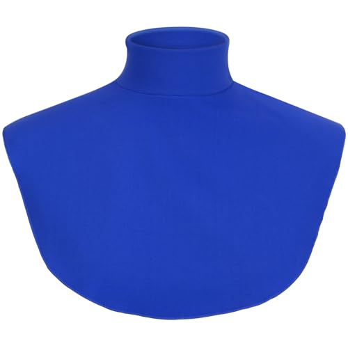 Turtleneck Dickey Fake Collar - Large Classic Royal Blue