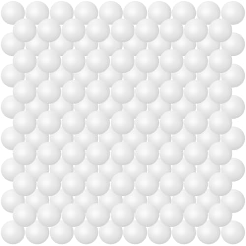 Table Tennis Balls - 40mm Plastic, Pack of 100 - White