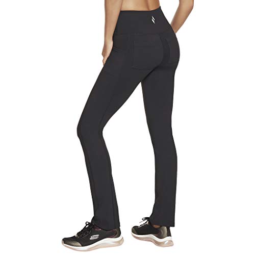 Skechers Women's GO Walk Joy Pant Black Large Petite - Breathable Activewear