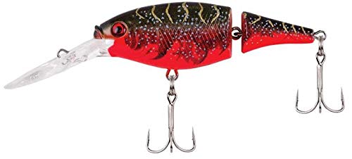 Flicker Shad Jointed Fishing Crankbait - Red Tiger, 2.75 in