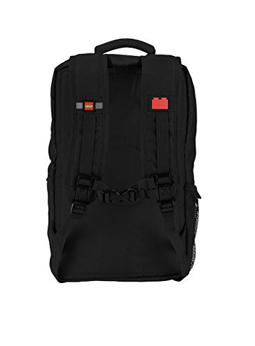 LEGO Brick Backpack Black - Recycled Polyester School & Travel Bag