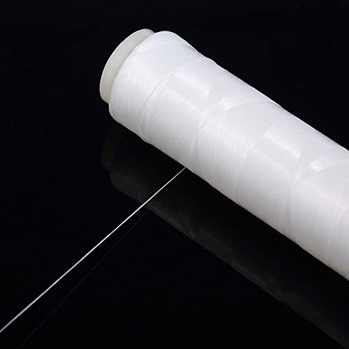 Elastic Fishing Bait Thread - 0.3mm Clear Nylon Bait Saver Line - 328FT