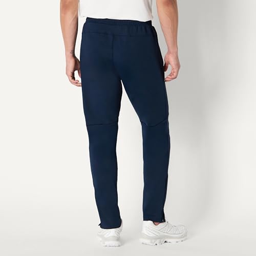 Amazon Essentials Men's Performance Stretch Jogger Pants with Zip Open Bottom, Small, Navy