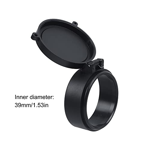Rifle Scope Flip-Up Lens Cover - 39mm Quick-Spring Protective Cap