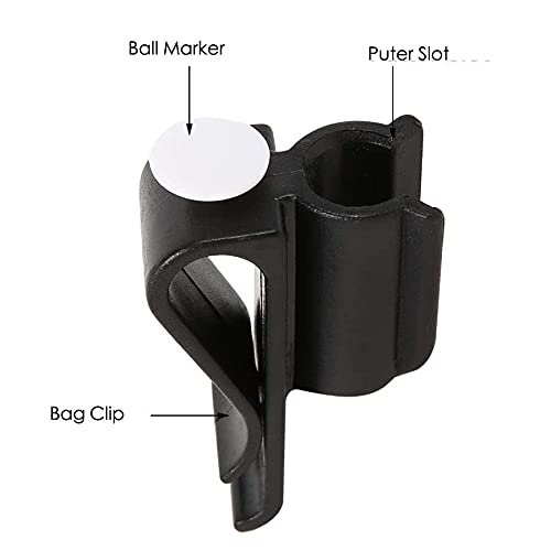 Golf Putter Clip Organizer - 2 Pack Golf Bag Accessories