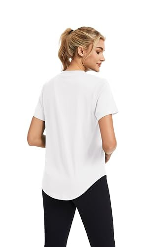 Moisture-Wicking Women's V-Neck Short Sleeve Workout Shirt
