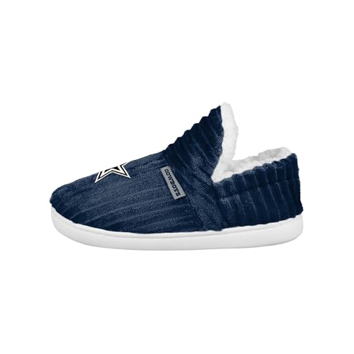 Dallas Cowboys Women's Bootie Slippers - Plush Sherpa Lining, Size 5-6