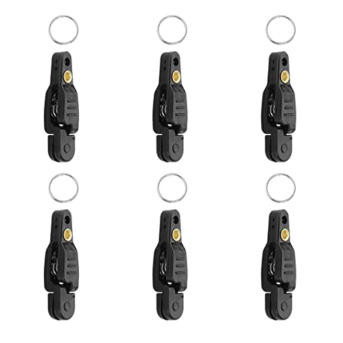 SAUYRASY Black Heavy Tension Snap Release Clips for Fishing Tackle & Downrigger