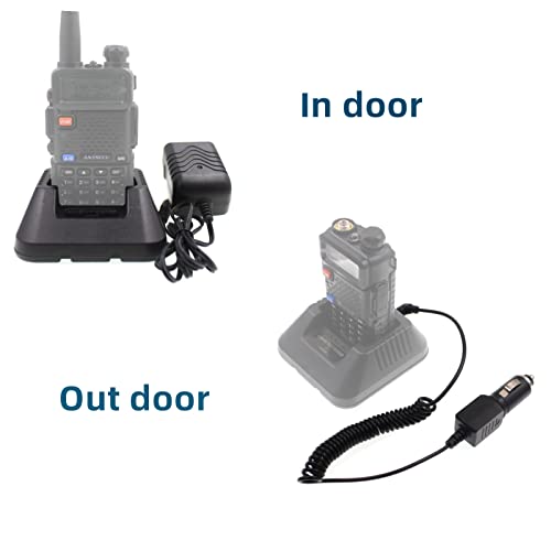 Baofeng UV-5R Desktop Charger with Car Charger Cable