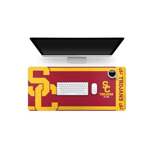 NCAA USC Trojans Desk Pad Mouse Mat - 35" x 16"