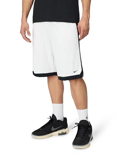Nike Men's DNA Academy 11" Dri-FIT Basketball Shorts - Large White/Black