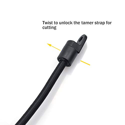 Rod Tamer Deck Mount Rod Straps - Black, 2 Pack